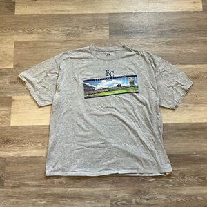 Vintage KC royals Gray Graphic T-Shirt 3xL
